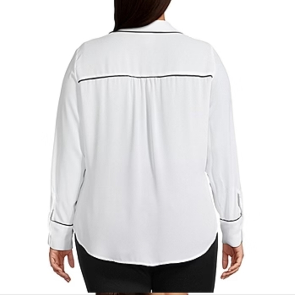 XL NWOT Women's Long Sleeve Blouse - Picture 2 of 5